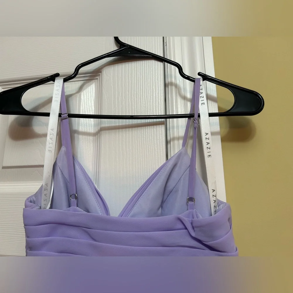 Azazie Lavender bridesmaids/formal dress. Only worn once. - Picture 3 of 11